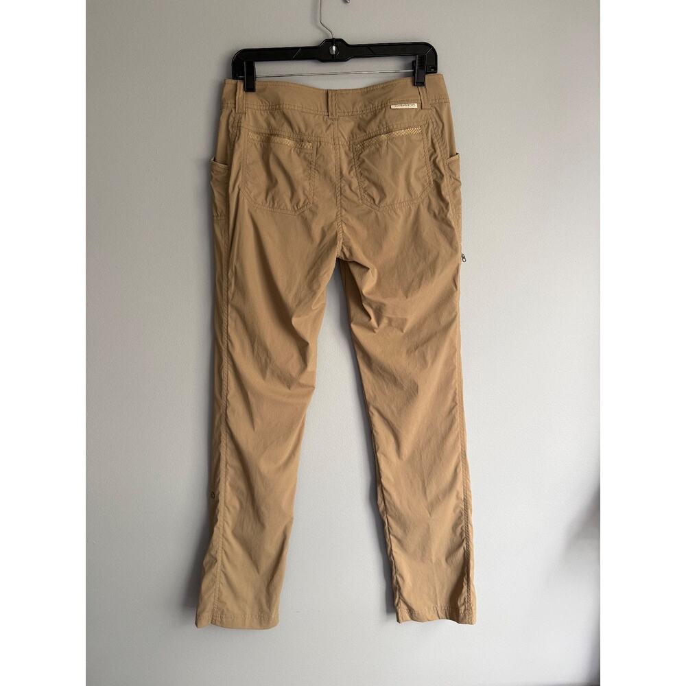 ExOfficio Women's Khaki Cargo Hiking Pants Size 6 Lightweight Travel Zip Pocket - Picture 5 of 8